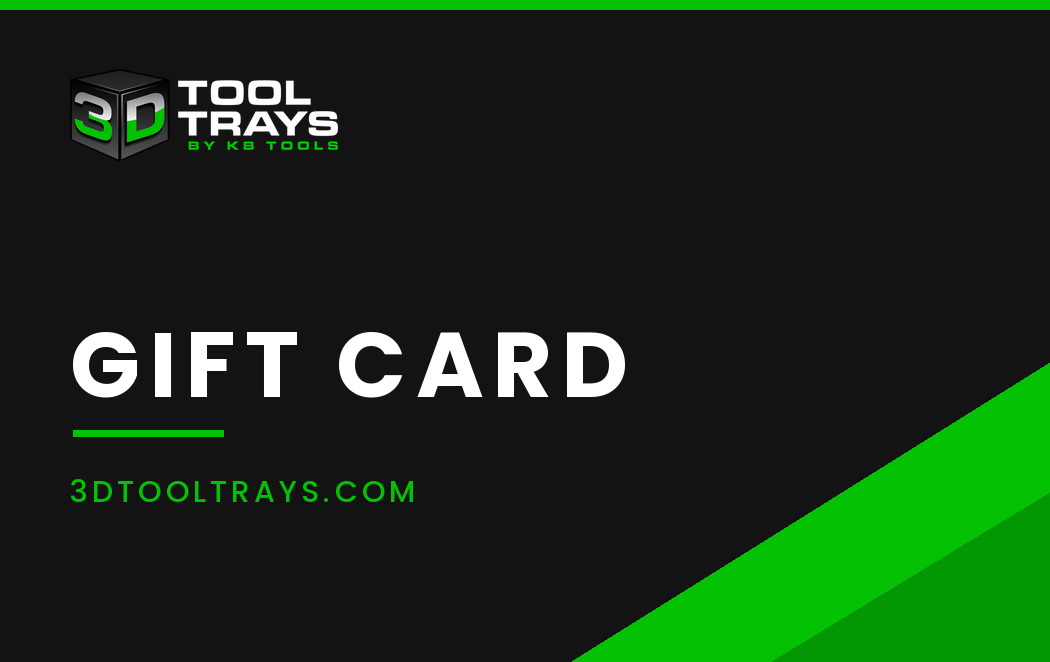 3D Tool Trays gift card