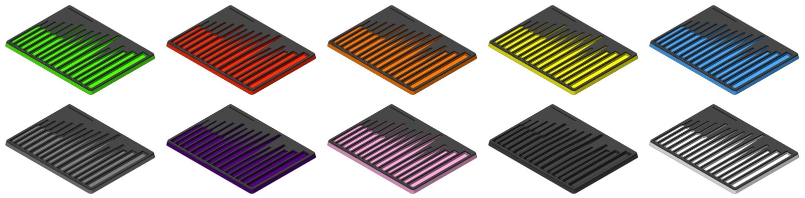 Snap On 16 Piece Punch & Chisel Set Tray - 3D printed in the USA | 3D Tool Trays